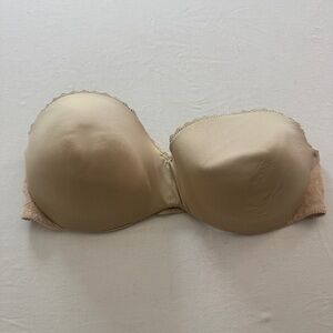 Vanity Fair Strapless Bra - Beige